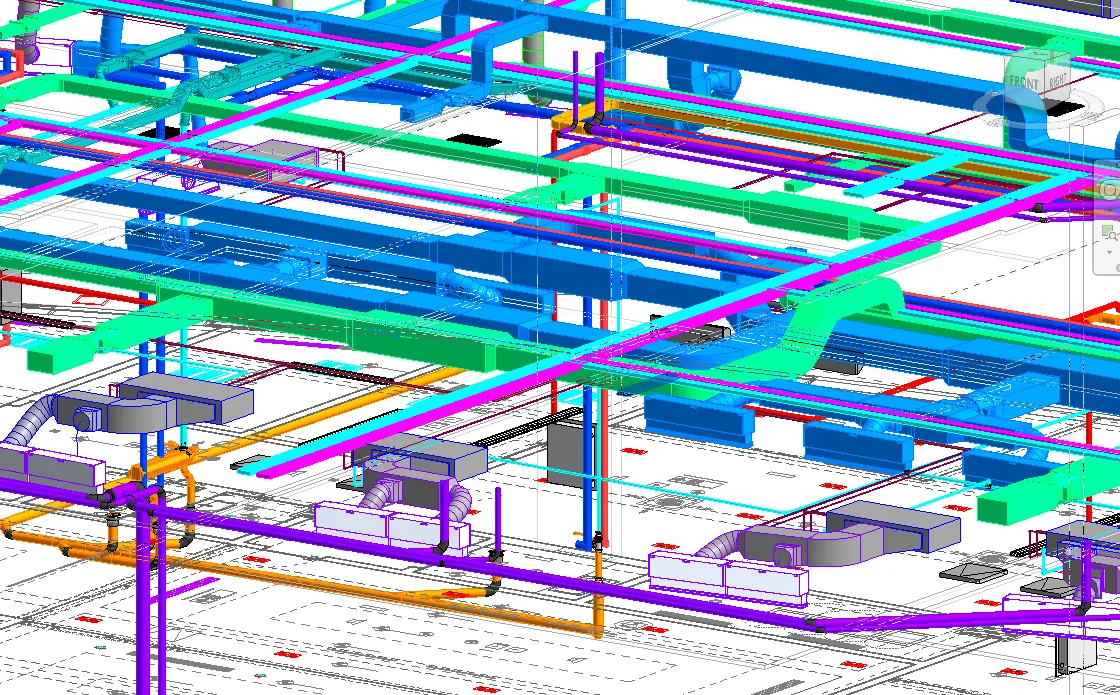 Navisworks'te BIM koordinasyon modeli