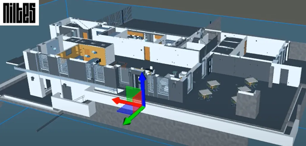 Revit'te BIM yapı ve tesisat modeli