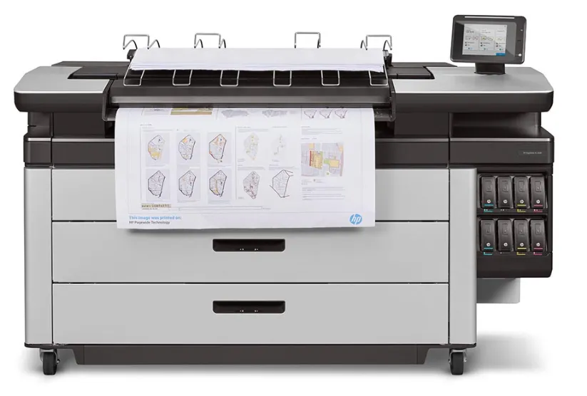 Geniş format plotterdan alınan A0 proje çıktısı
